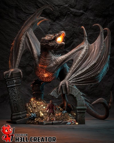 Smaug the hobbit fan - hobbit,