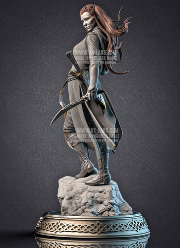 Tauriel der hobbit - -, 3d